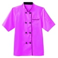 thumbnail image 3 of Five Star Chef Apparel 18028 Five Star Womens Short Sleeve Executive Coat, 3 of 3
