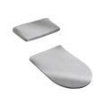 thumbnail image 4 of TISHITA Toilet Lid Seat Cover Set Bathroom Accessories Replacement Decoration Home Universal Protector Cover Stretch Toilet Lid Cover Gray, 4 of 8