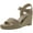 Taupe Canvas, variant on LifeStride Womens Tango Espadrille Ankle Strap Wedge Sandals