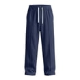 thumbnail image 5 of Sweatpants for Men Fashion Casual Solid Color Loose Winter Drawstring Pockets Pants Sweatpant Winter Office Casual Daily Outfit, 5 of 7