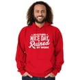 thumbnail image 5 of Another Nice Day Ruined Funny Work Unisex Plus Size Hoodie Brisco Brands 3X, 5 of 6
