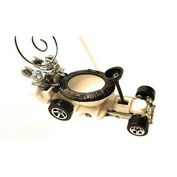 Toilet Bowl Car Christmas Ornament 1:64 White