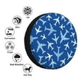 thumbnail image 4 of Balery Airplanes in the Sky Cubiertas para Neumáticos - Protector Resistente para Neumáticos de Camioneta, SUV, Remolque, Camper y RV-14 inch, 4 of 6