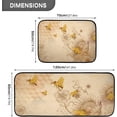 thumbnail image 3 of Retro Honey Bees Wildflowers Kitchen Mat Set of 2 Anti-Fatigue Kitchen Rug Set Non Slip Foam Cushioned Kitchen Runner Rugs and Mats Comfort Standing Mat for Farmhouse Doormat Laundry, 3 of 6