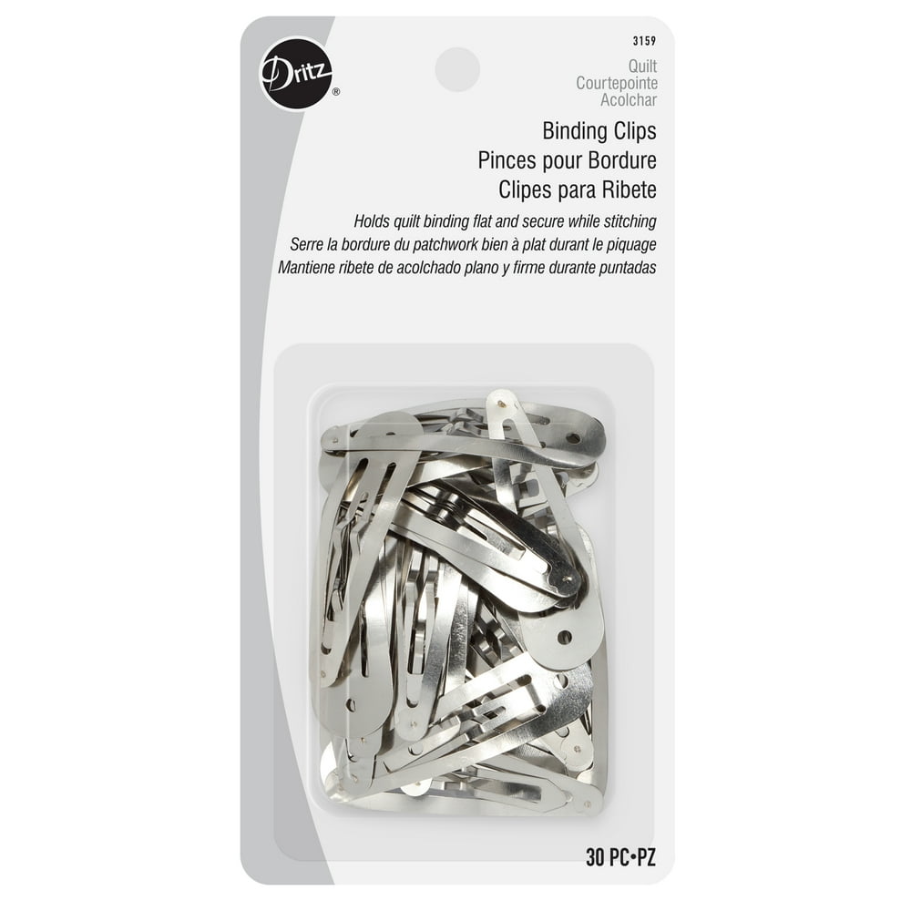 Dritz Quilting Binding Clips, 30/pkg