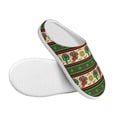 thumbnail image 3 of Kdxio Vintage Mexican Women's Men's Slippers Plush Slip-On House Slipper for Winter Indoor Soft Cushion Non-slip Fluffy Slides Slippers-46/47, 3 of 7