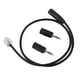 thumbnail image 2 of Conector Adaptador Hugo 3,5 mm 2,5 mm para Auriculares, 2 of 10