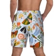 thumbnail image 4 of Goofa Insects and Flowers Printed Men's Swim Trunks Board Shorts Quick Dry Mens Swimming Trunks with Compression Liner,Breathable Fit Hawaii Beach Shorts-3X-Large, 4 of 9
