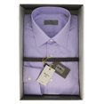 thumbnail image 3 of Canali Blue Micro Pattern Pure Cotton Formal Mens Dress Shirts, 3 of 4