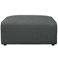 thumbnail image 3 of Modway Mingle Ottoman en Tissu de Polyester de Style Moderne, Fini Gris, 3 of 4