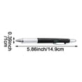 thumbnail image 3 of Back-to-School Essentials 6in1 Multi-tools Pens Multifunction Ball-point Pen Level Caliper Screwdriver 5ml, 3 of 3
