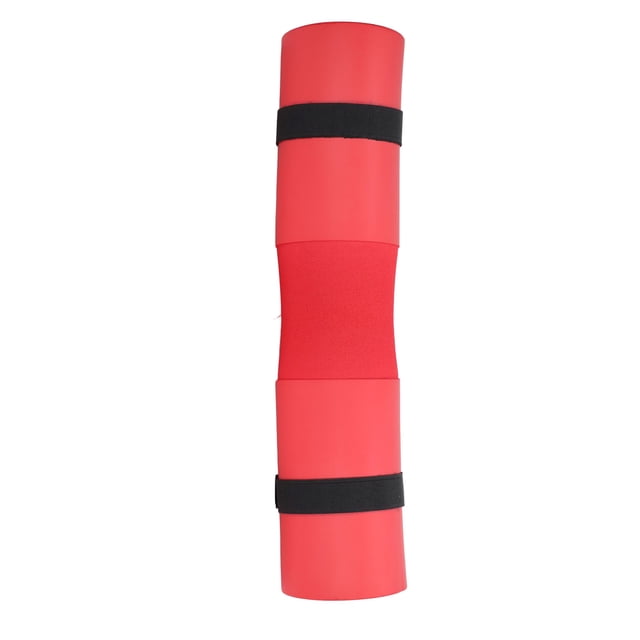 Barbell Squat Pad, Barbell Pad Rubber Foam Portable For Gym Red