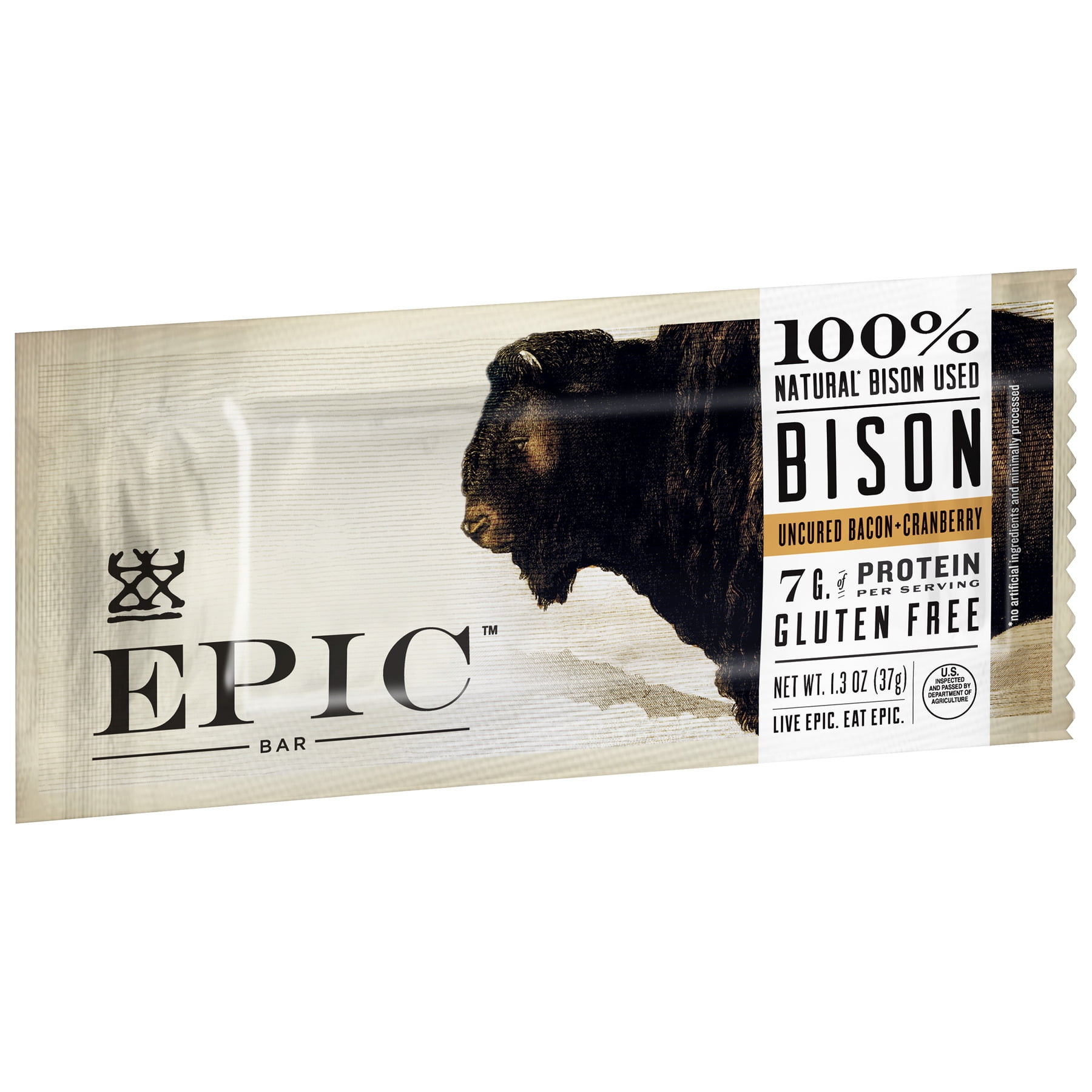 Epic - Bar - Bison - Uncured Bacon - Cranberry , 1.3 oz