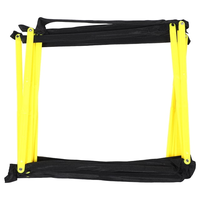 BRIGHTFUFU Soccer Agility Ladder Training Equipment Yellow Durable Outdoor Foldable Ladder for Footwork