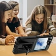 thumbnail image 6 of Dteck for Samsung Galaxy Z Flip 5 Case with Hinge Protection, Full Body Military Drop Shockproof Rugged Case with Screen Protector for Samsung Galaxy Z Flip5 with Kickstand, Black, 6 of 8