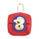 thumbnail image 1 of Llavero con forma de serpiente jinwen Año Nuevo chino Cuero PU 8 cm x 8 cm, 1 of 8