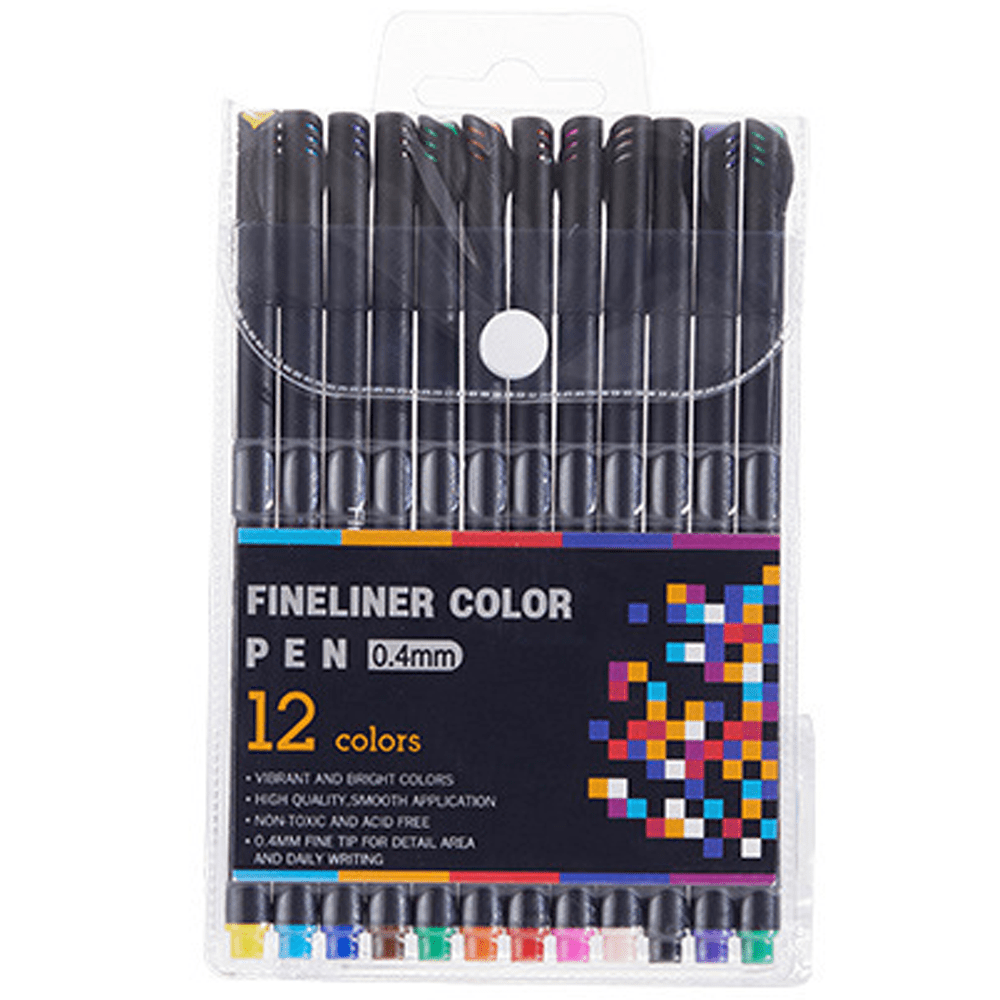 Bullet Journal Colored Fineliner Pens, Fine Tip Marker Fine Line Drawing  Sketch Writing Pens for Journaling Planner Note Taking Calendar Coloring  Art Projects