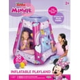 thumbnail image 5 of Minnie Mouse Preschool Indoor Inflatable Ball Pit Playland with 20 Soft Flex Balls, Ages 2-4, Pink, 5 of 11