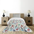 thumbnail image 4 of Ambesonne Science Quilted Bedspread Set 2 Pcs, Student Supplies, Twin Size, Multicolor, 4 of 5