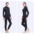 thumbnail image 4 of Trajes de buceo con trajes de buceo Manga larga Pantalones largos Protección UV Traje de surf para buceo Snorkeling Surfing Natación en agua fría Negro M 5mm Scienceny OD003704-10, 4 of 7