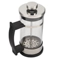 thumbnail image 3 of Cold And Hot Resistant Glass Coffee Maker, Stainless Steel Coffee Pot, For Coffee Powder Tea Leaves, 3 of 8
