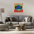 thumbnail image 3 of Stupell Industries Modern Bisected Circle Structure Canvas Art, 17 x 17, by Matthew Finger, 3 of 8
