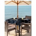 thumbnail image 3 of Outdoor Tablecloth with Umbrella Hole for Patio/Picnic/Party/Camping, Black Broken Stone Waterproof Table Cloth Square Cover Washable, Modern Deep Cracks Artistic (60"x 60"), 3 of 9