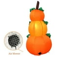 thumbnail image 4 of yuksok Halloween Inflatable Squash with LED Lighted Decoration for Lawn Yard Garden Outdoor Holiday Decor , Three Pumpkins, 4 of 9