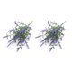 thumbnail image 5 of Injueey 2 uds lavanda artificial flor falsa plástico 7 puntas jardín planta ramo romántico autoensamblaje florero de Navidad púrpura Púrpura 2Conjunto, 5 of 6