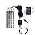 thumbnail image 2 of Riwesomey Tiras de luces LED para coche que cambian de Color debajo de la ventana del salpicadero, lámpara de ambiente con Control remoto, decoración Bombillas para automóviles 36smd USB-Port Riwesomey VI015237-03B, 2 of 6