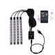 thumbnail image 1 of Riwesomey Tiras de luces LED para coche, Interior debajo del salpicadero, ventana trasera, Control remoto, lámpara de ambiente, sonido activado, Bombillas para automóviles 36smd USB-Port Riwesomey VI015237-03B, 1 of 6