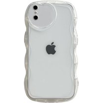 Compatible with iPhone Xs Max Case(6.5"),Cute Clear Love Case,Love-Heart Camera Frame Wavy Edge Transparent Full Protection Soft TPU Shockproof Sturdy Phone Case Cover for Women Girls,Clear