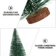 thumbnail image 2 of 4pcs Mini Christmas Tree Artificial Sisal Snow Frost Xmas Tabletop Decor, 2 of 6