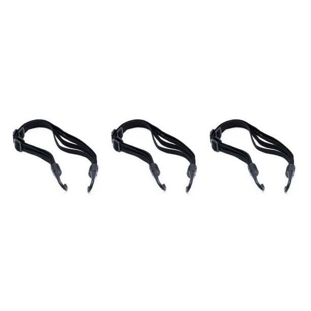 Cuerda elástica ajustable Greeniant para casco de bicicleta negro