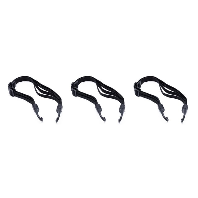 Cuerda elástica Wosthever para casco de motocicleta negro 90 cm