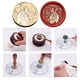 thumbnail image 5 of Cuadros Decorativos Sello en forma especial Cabeza de cobre Relieve 3D para tarjeta de boda (Arte popular melodioso) Likrtyny embutido en tela, 5 of 6