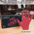 thumbnail image 3 of L3VEL3 Guantes (M) Guantes de Nitrilo - Rojo-Ish 100 Pc L3VEL3 Guantes (M) 100 Pc, 3 of 7