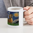 thumbnail image 6 of CafePress - LIC Starry Night Dachshunds (Two Brow Mug - 11 oz Ceramic Mug - Novelty Coffee Tea Cup, 6 of 6