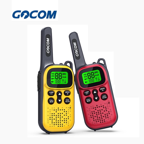 GOCOM G150 2Pack Walkie Talkie for  Kids Toys Handheld Child Gift Walky Talky, 22 Channels,Two-Way Radio Boys & Girls Toys