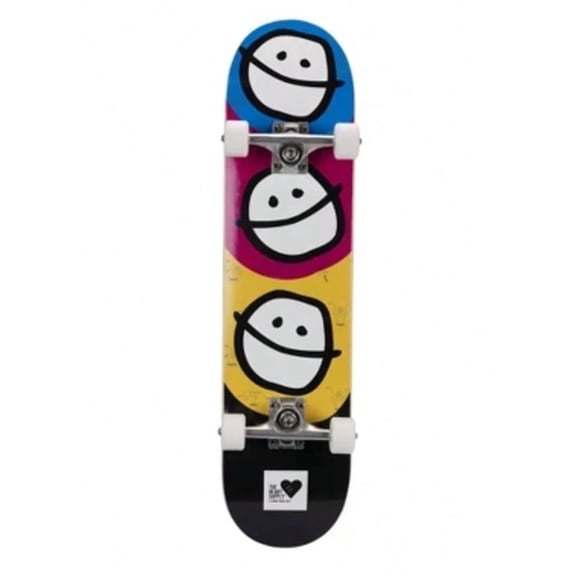 Pre-Owned THE HEART SUPPLY 31" STANDARD SKATEBOARD - MR SCHILL - MULTICOLOR