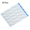 thumbnail image 2 of Uxcell 5.9" 0.03'' Pitch 26 Pins FPC FFC Flexible Ribbon Cable(B type) Plastic Multicolored 5Pcs, 2 of 4