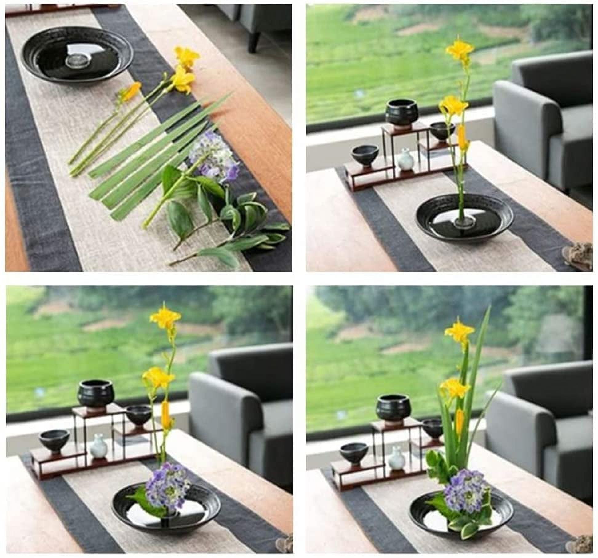 Kenzan Ikebana Flower Frogs, Japanese Kenzan Pin Frog, Stainless Steel –  theTeaCloud