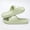 Green, variant on WAVSUF Women's Platform Slippers, Waterproof Slide On Lightweight Indoor Bathroom Shower Shoes White 3.5-5