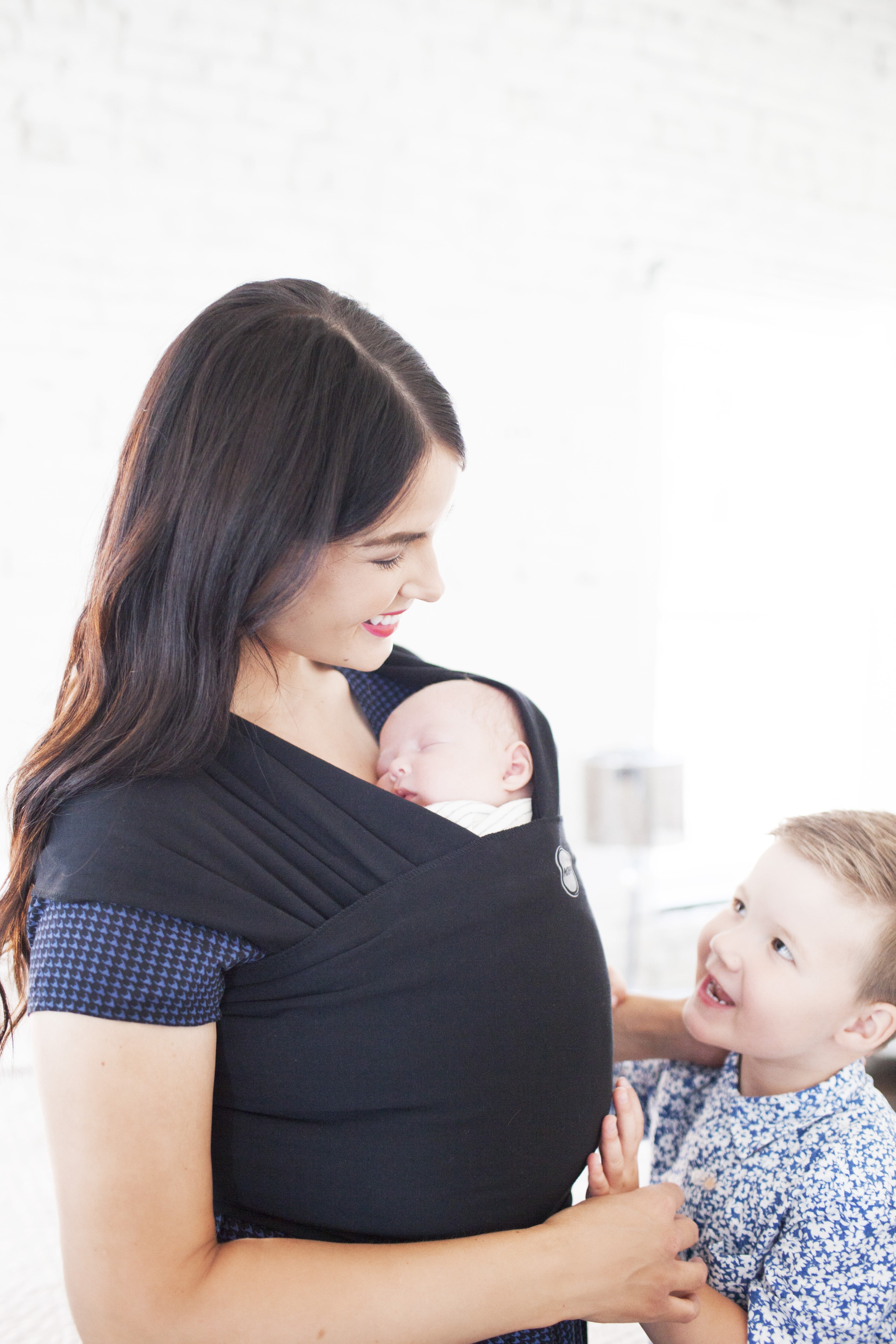 Moby Wrap Evolution Wrap Baby Carrier in Black