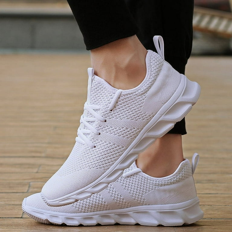 Women Casual Sport Shoes Light Sneakers Women's White Outdoor Breathable  Mesh Black Running Shoes Athletic Jogging Tennis Shoes