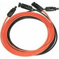 thumbnail image 1 of Cable de extensión para panel solar fotovoltaico con conector MC4, par rojo y negro, 14 AWG, 3 metros/10 pies, BF, 1 of 5