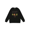 thumbnail image 2 of Men's Home Wear Tops, Creative Character Illustration Printed Long-sleeved Pullover Round Neck Sweatshirt, 2 of 5