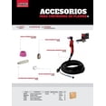 thumbnail image 2 of Antorcha Cortadora Plasma 40a Longitud De 4 Mtros urrea Urrea ANP40A, 2 of 3