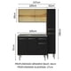 thumbnail image 4 of Mueble de Cocina Compacta Madesa 08 MN Con Tarja 137cm, 4 of 12
