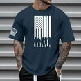 thumbnail image 2 of Big and Tall Shirts for Men Male Summer Shirt Digital Printing Men's Casual Short Sleeve Men's Casual T Shirt Shirts for Tall Men Medium T Workout Mens Light Big And XL, 2 of 4